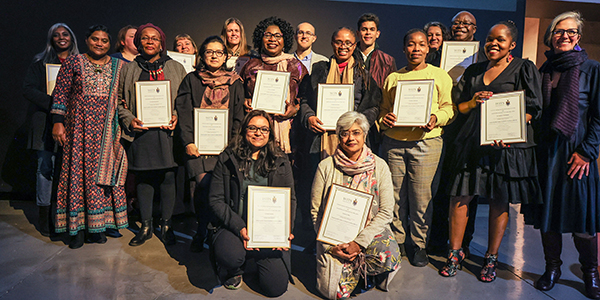 EMCAT candidates with their certificates of completion